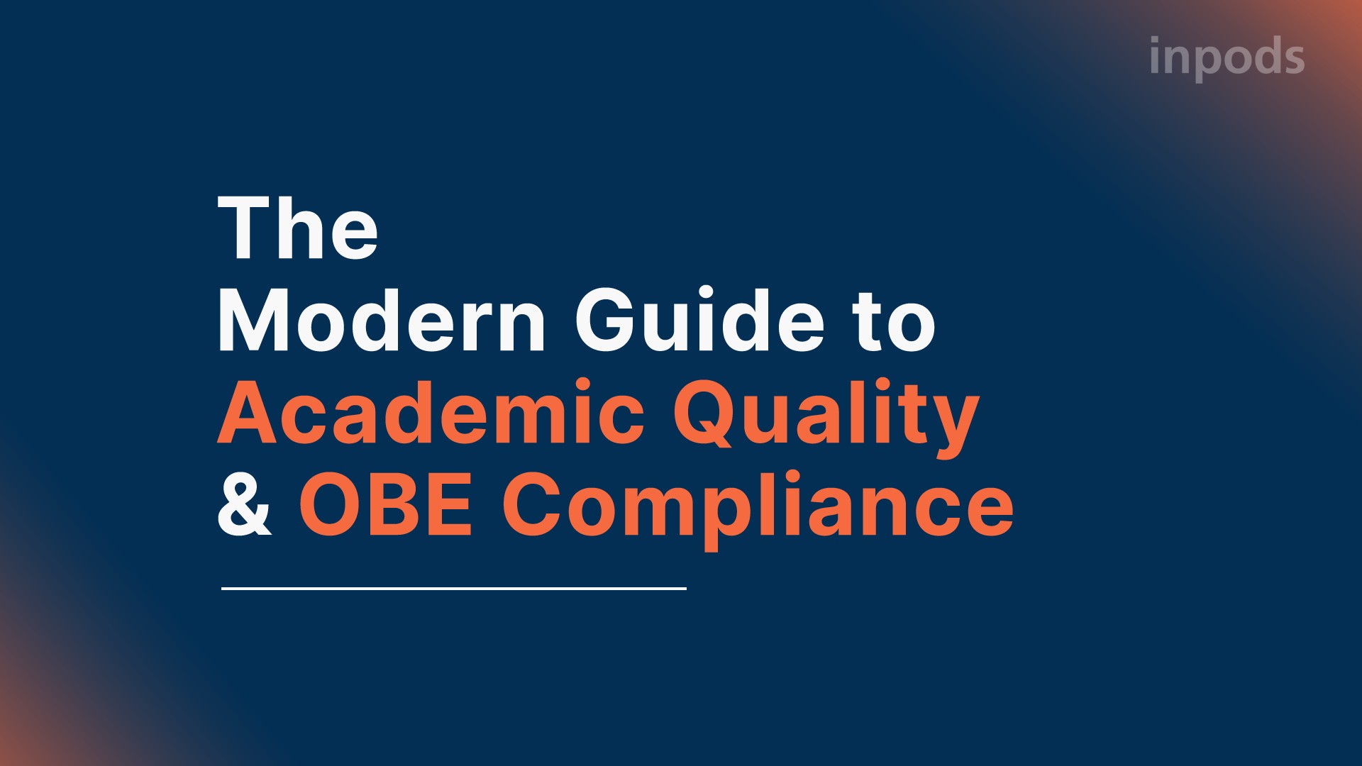 The Modern Guide to Academic Quality and OBE Compliance